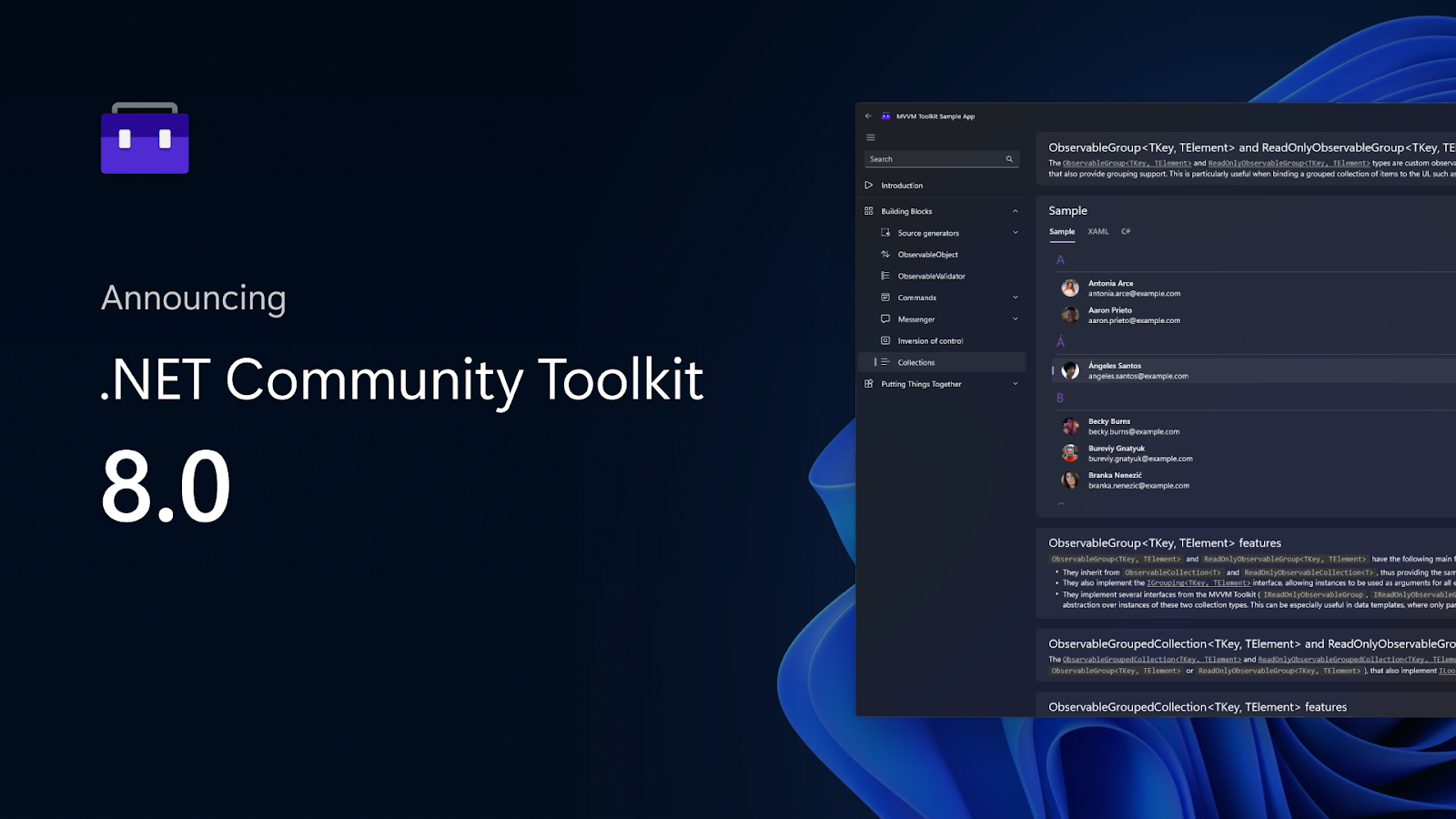 Lanzamiento de .Net Community Toolkit 8 #1 – Without Debugger