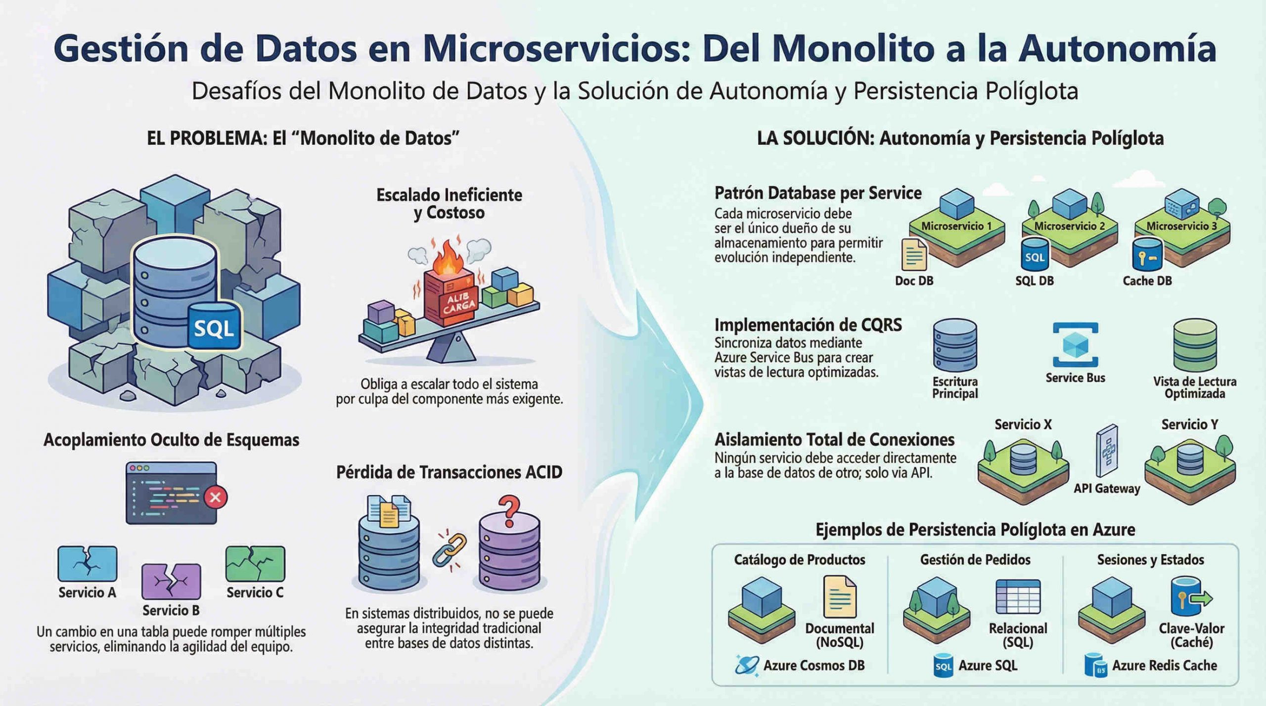 Microservicios | Retos y Soluciones #2: La Pesadilla de los Datos ...